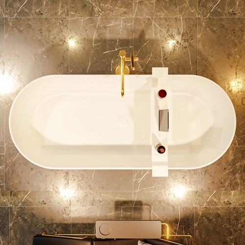 NOBLE freestanding bath 180x75cm color Jeans / Talc.-2