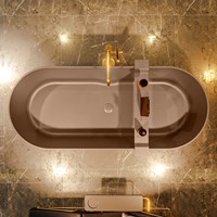 NOBLE freestanding bath 180x75cm color Rust / Rust.-2