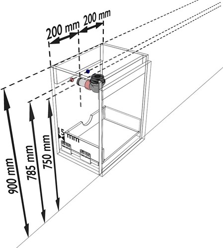 OLAN Maattekening 40cm Midden-5