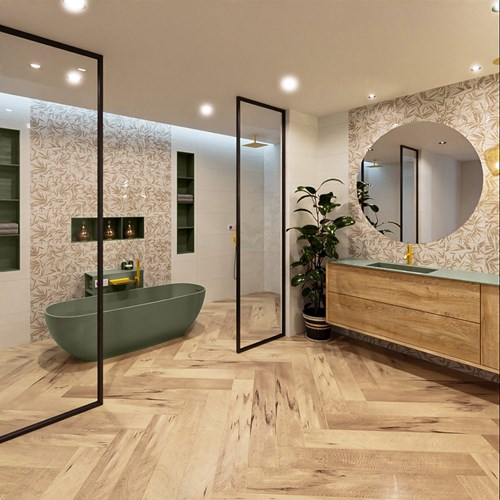 ROCK Freistehende Badewanne 170x70cm farbe Army / Army.-3