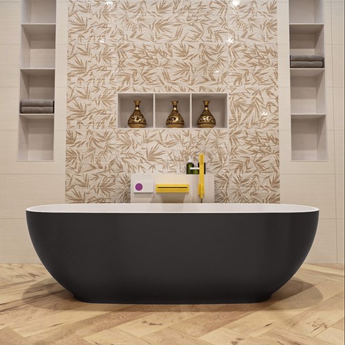 ROCK vasca da bagno indipendente 170x70cm colore Dark Grey / Talc.-2