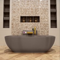 ROCK vasca da bagno indipendente 170x70cm colore Smoke / Smoke.-2