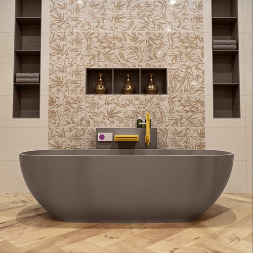 ROCK freestanding bath 170x70cm color Smoke / Smoke.-2