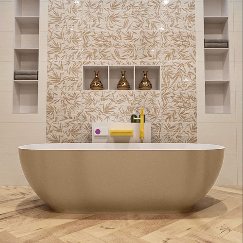 ROCK vasca da bagno indipendente 170x70cm colore Oro / Talc.-2
