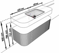 THRDLX1301L2DK1MOakOza - Aansluitmaten