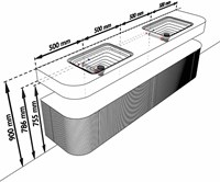 THRDLX2002L2DK2DRubSom - Aansluitmaten