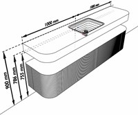 THRDLX2002L2DK1MShaSab - Aansluitmaten