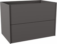 TENCE mobile base 70cm 2 cassetti colore Dark Grey, Nessuna incisione nel cassetto.
