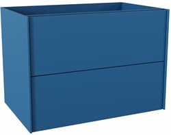 TENCE badmeubel onderkast 70cm 2 lades kleur Jeans.