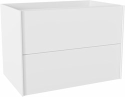 TENCE badmeubel onderkast 70cm 2 lades kleur Talc.