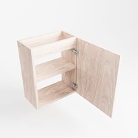 FOWY cloakroom base cabinet 40cm 1 door color Underlayment.-3