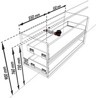 VICA Maattekening 110cm 2L Midden-7