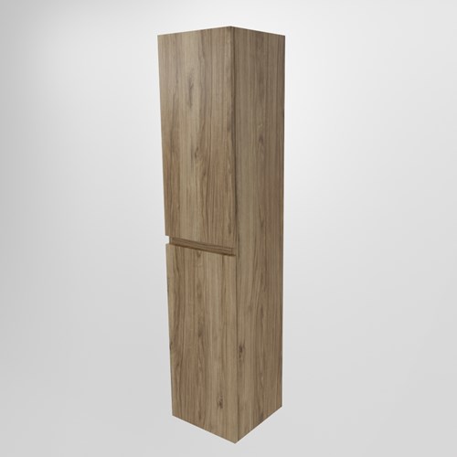 AIVY badkamerkast Hangend 160x35x35cm Melamine 2 Deuren Chai Softclose Greeploos