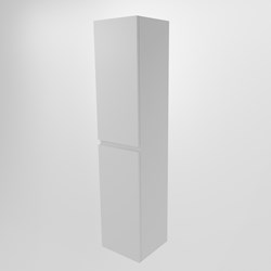 AIVY badkamerkast Hangend 160x35x35cm MDF 2 Deuren Talc Softclose Greeploos