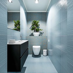 ADA 100cm toiletmeubel urban. LEX wastafel talc positie midden. Met 1 kraangat