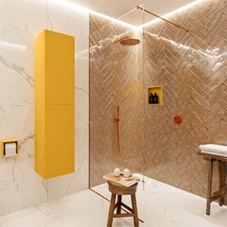 BEAM 160cm kolomkast kleur ocher met 2 deuren