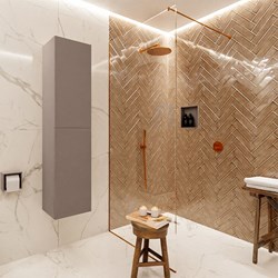 BEAM 160cm kolomkast kleur smoke met 2 deuren