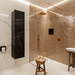 BEAM 160cm kolomkast kleur Marquina met 2 deuren