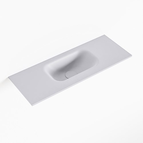 EDEN Cale solid surface inleg wastafel voor toiletmeubel 60cm. Positie wasbak midden