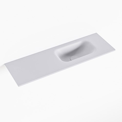 EDEN Cale solid surface inleg wastafel voor toiletmeubel 70cm. Positie wasbak rechts