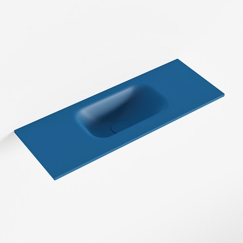 EDEN Jeans solid surface inleg wastafel voor toiletmeubel 60cm. Positie wasbak midden