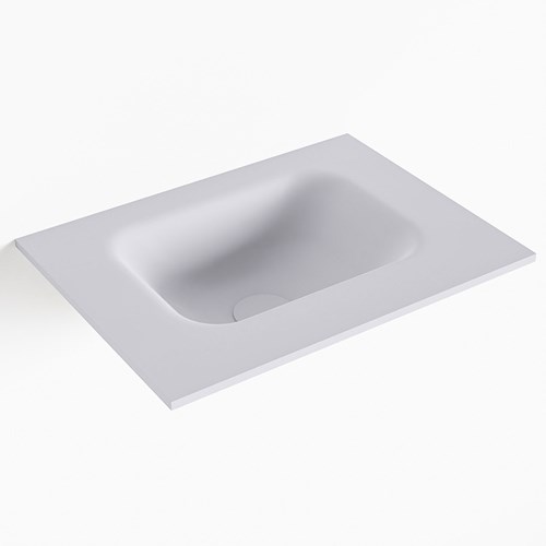 LEX Cale solid surface inleg wastafel voor toiletmeubel 40cm. Positie wasbak midden