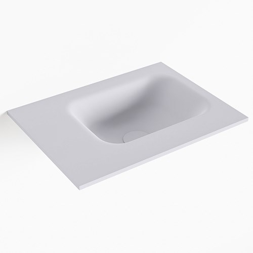 LEX Cale solid surface inleg wastafel voor toiletmeubel 40cm. Positie wasbak rechts