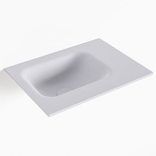LEX Cale solid surface inleg wastafel voor toiletmeubel 40cm. Positie wasbak links