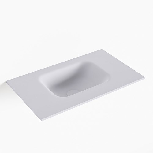 LEX Cale solid surface inleg wastafel voor toiletmeubel 50cm. Positie wasbak midden