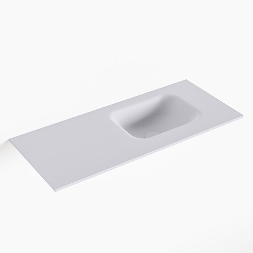 LEX Cale solid surface inleg wastafel voor toiletmeubel 70cm. Positie wasbak rechts
