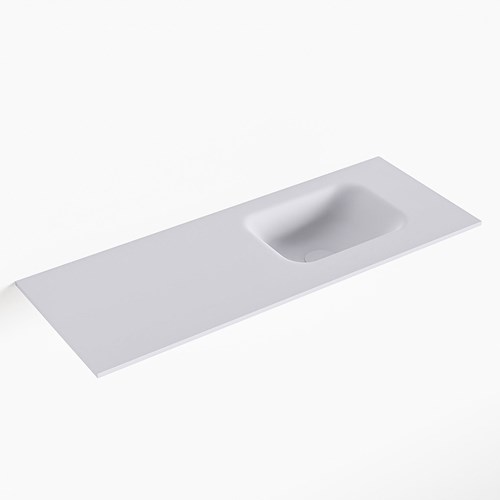 LEX Cale solid surface inleg wastafel voor toiletmeubel 80cm. Positie wasbak rechts