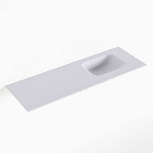 LEX Cale solid surface inleg wastafel voor toiletmeubel 90cm. Positie wasbak rechts