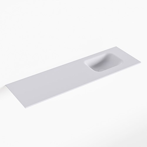 LEX Cale solid surface inleg wastafel voor toiletmeubel 100cm. Positie wasbak rechts