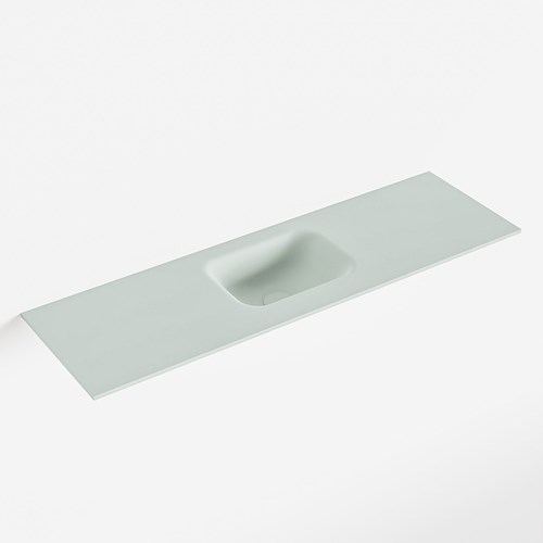 LEX Greey solid surface inleg wastafel voor toiletmeubel 100cm. Positie wasbak midden
