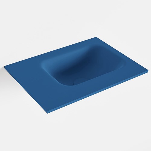 LEX Jeans solid surface inleg wastafel voor toiletmeubel 40cm. Positie wasbak rechts
