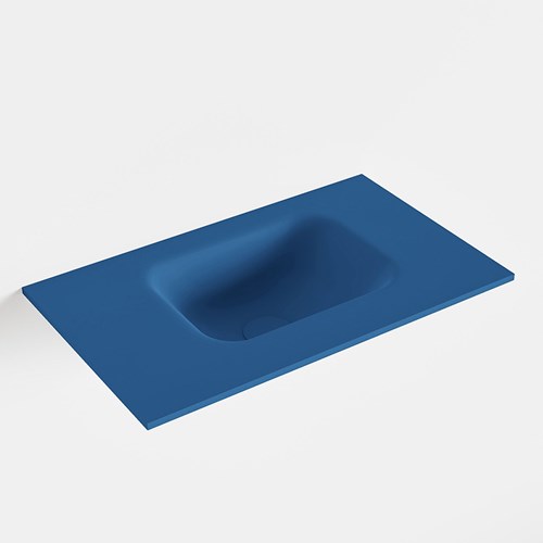 LEX Jeans solid surface inleg wastafel voor toiletmeubel 50cm. Positie wasbak rechts