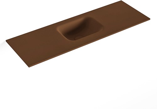 LEX Rust solid surface inleg wastafel voor toiletmeubel 90cm. Positie wasbak midden