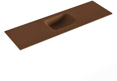 LEX Rust solid surface inleg wastafel voor toiletmeubel 100cm. Positie wasbak midden