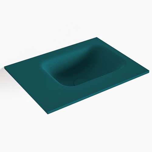 LEX Smag solid surface inleg wastafel voor toiletmeubel 40cm. Positie wasbak rechts