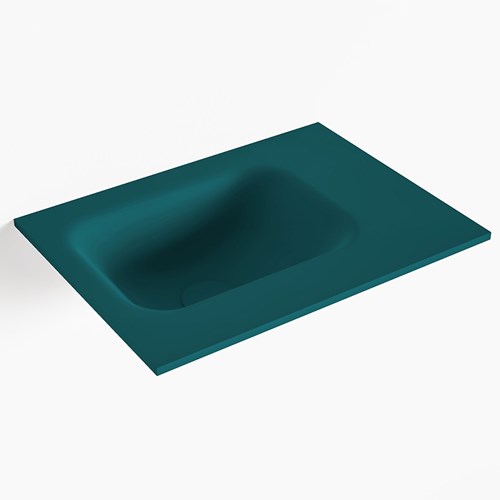 LEX Smag solid surface inleg wastafel voor toiletmeubel 40cm. Positie wasbak links