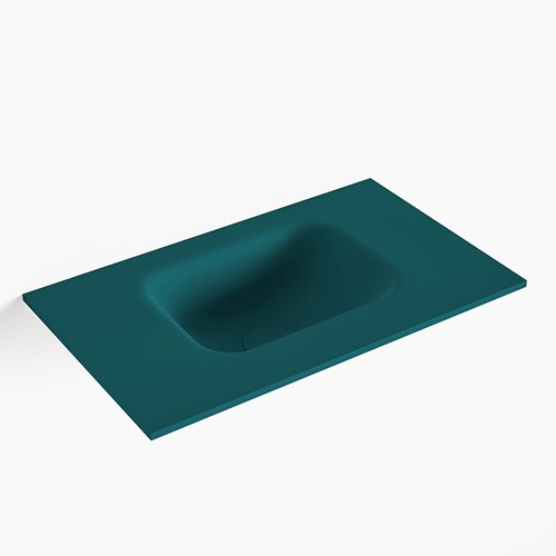 LEX Smag solid surface inleg wastafel voor toiletmeubel 50cm. Positie wasbak midden