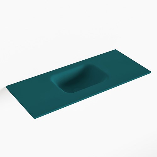 LEX Smag solid surface inleg wastafel voor toiletmeubel 70cm. Positie wasbak midden