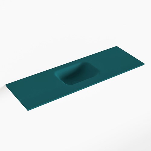 LEX Smag solid surface inleg wastafel voor toiletmeubel 90cm. Positie wasbak midden