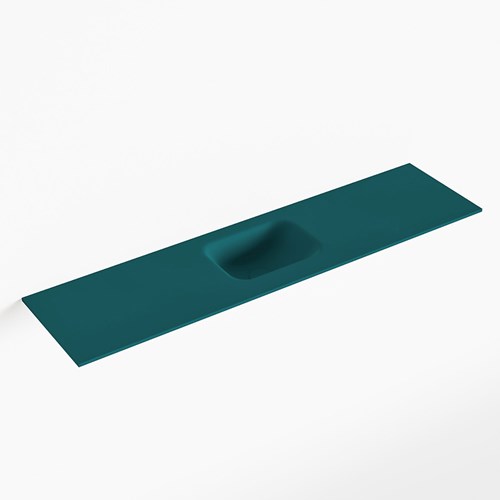 LEX Smag solid surface inleg wastafel voor toiletmeubel 120cm. Positie wasbak midden