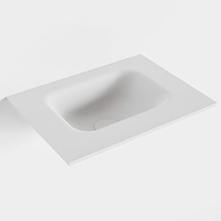 LEX Talc Inset / Built-in Basin solid surface 40cm. Position basin Center.