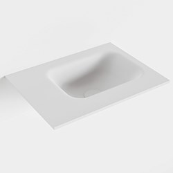 LEX Talc Inset / Built-in Basin solid surface 41cm. Position basin Right.