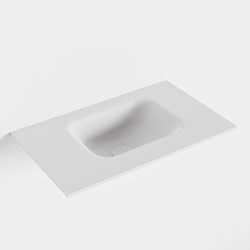 LEX Talc Inset / Built-in Basin solid surface 50cm. Position basin Right.