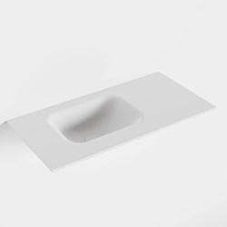 LEX Talc Inset / Built-in Basin solid surface 60cm. Position basin Left.
