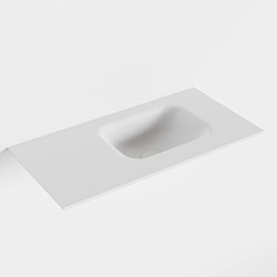 LEX Talc Inset / Built-in Basin solid surface 60cm. Position basin Right.