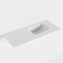 LEX Talc Inset / Built-in Basin solid surface 70cm. Position basin Right.